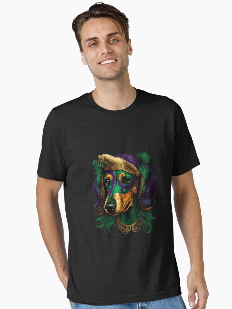 Dachshund Dog Mardi Gras Costume Men Women Kids Essential T Shirt T Shirt Premium Print