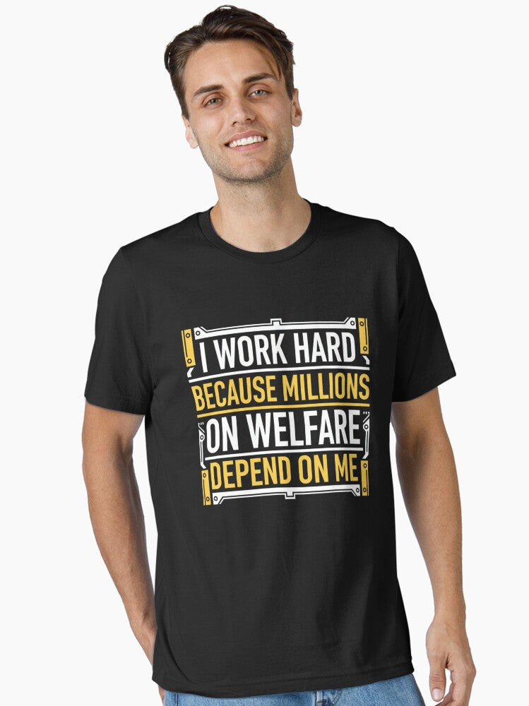 Industrial Work Ethic Statement Vector Illustration