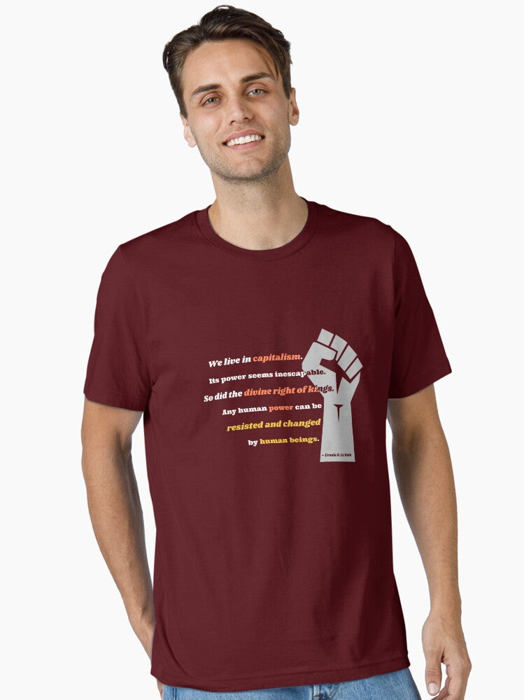 We Live In Capitalism Essential T Shirt T Shirt Premium Print