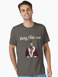 Chris Hemsworth Merry Chris-mas funny joke Essential T-Shirt | Premium Unisex T-Shirt, Trending Graphic Tee