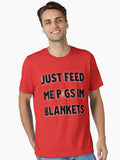 Just feed me pigs in blankets Essential T-Shirt | Graphic T-Shirt for Unisex