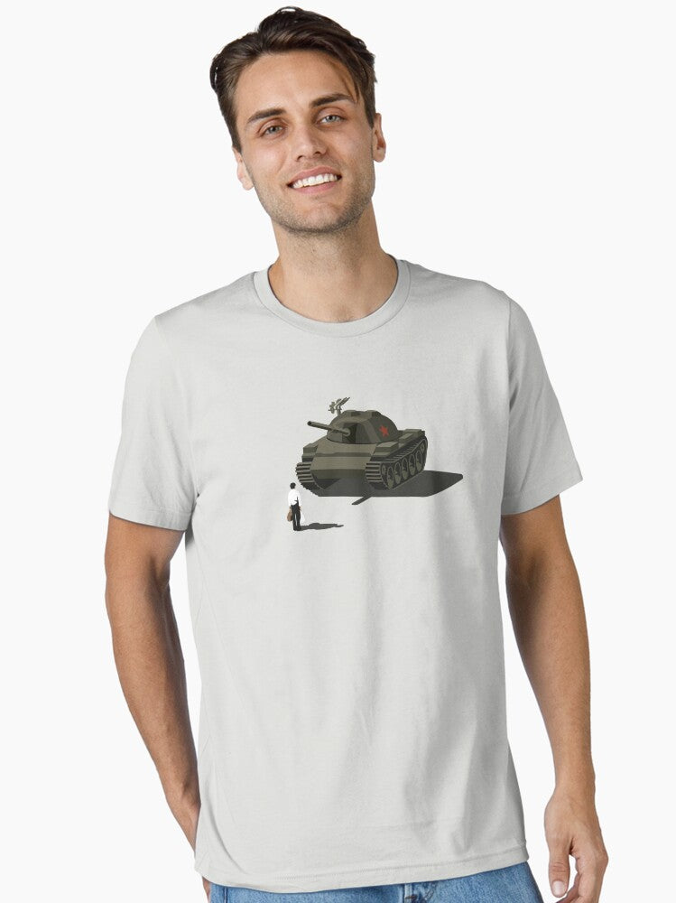 Tiananmen Square Tank Man Democracy Protest China Essential T Shirt T Shirt Limited Vibe