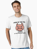 Funny Year of The Pig Essential T-Shirt | Premium Unisex T-Shirt, Trending Graphic Tee