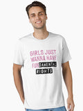 Girls Just Wanna Have Fun Damental Human Rights Shirt Feminist Shirt Girls Just Wanna Have Fundamental Human Rig T Shirt