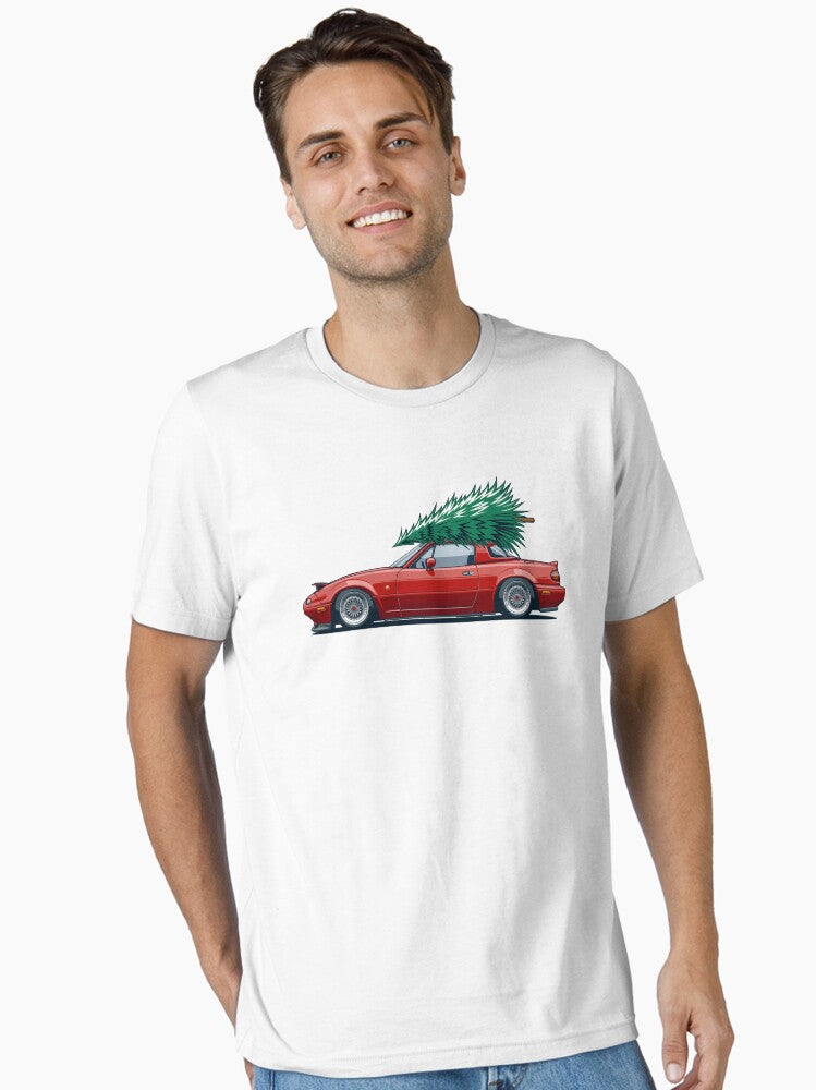 MX5 Miata XMas edition Essential T-Shirt | Premium Unisex T-Shirt, Trending Graphic Tee