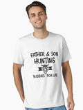 Father & Son Hunting Buddies for Life (dark Print) T-Shirt