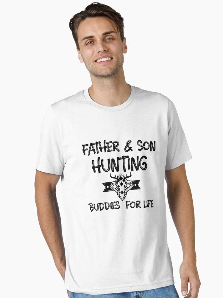 Father & Son Hunting Buddies for Life (dark Print) T-Shirt