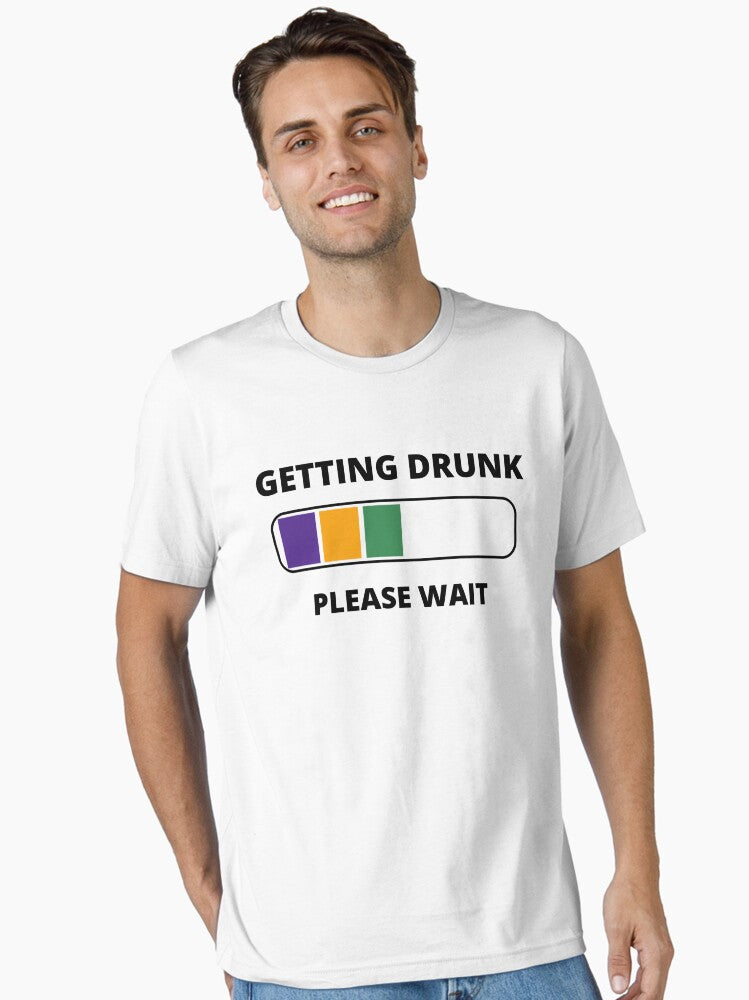 Funny Mardi Gras Drinking Costume Essential T Shirt T Shirt Everyday Wear