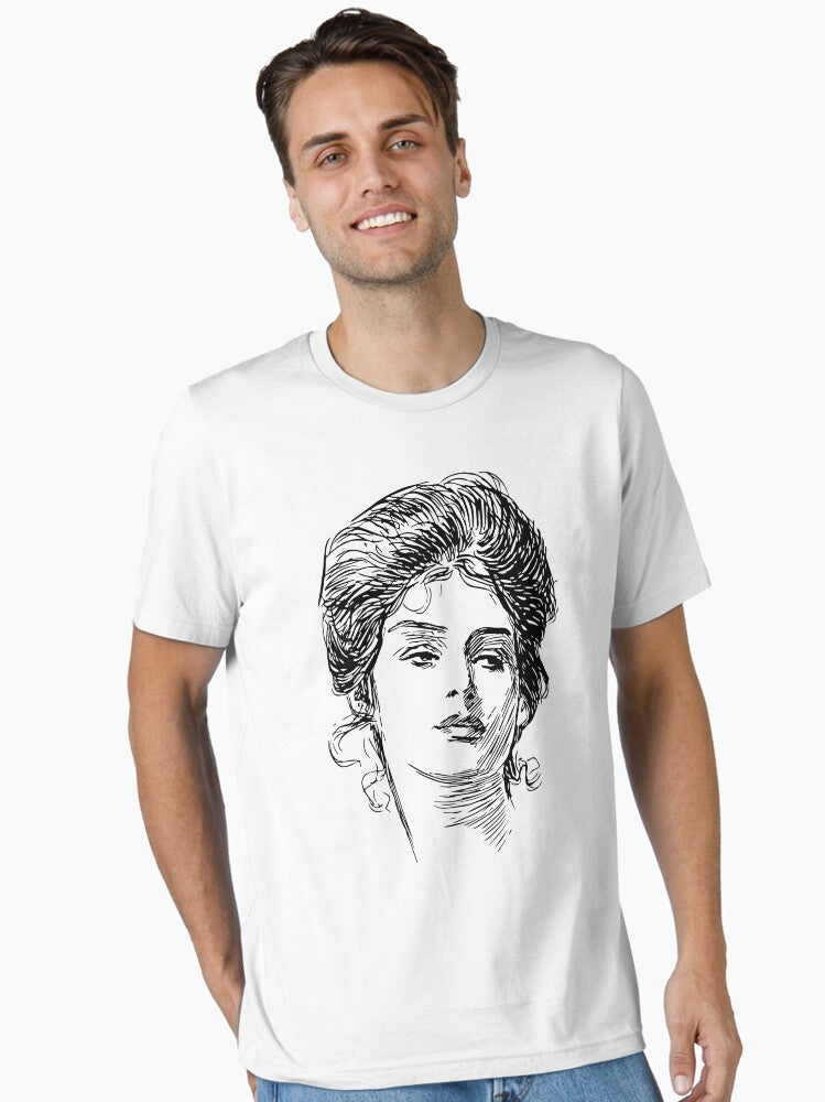 Gibson Girl Portrait Essential T-Shirt | Graphic T-Shirt for Unisex