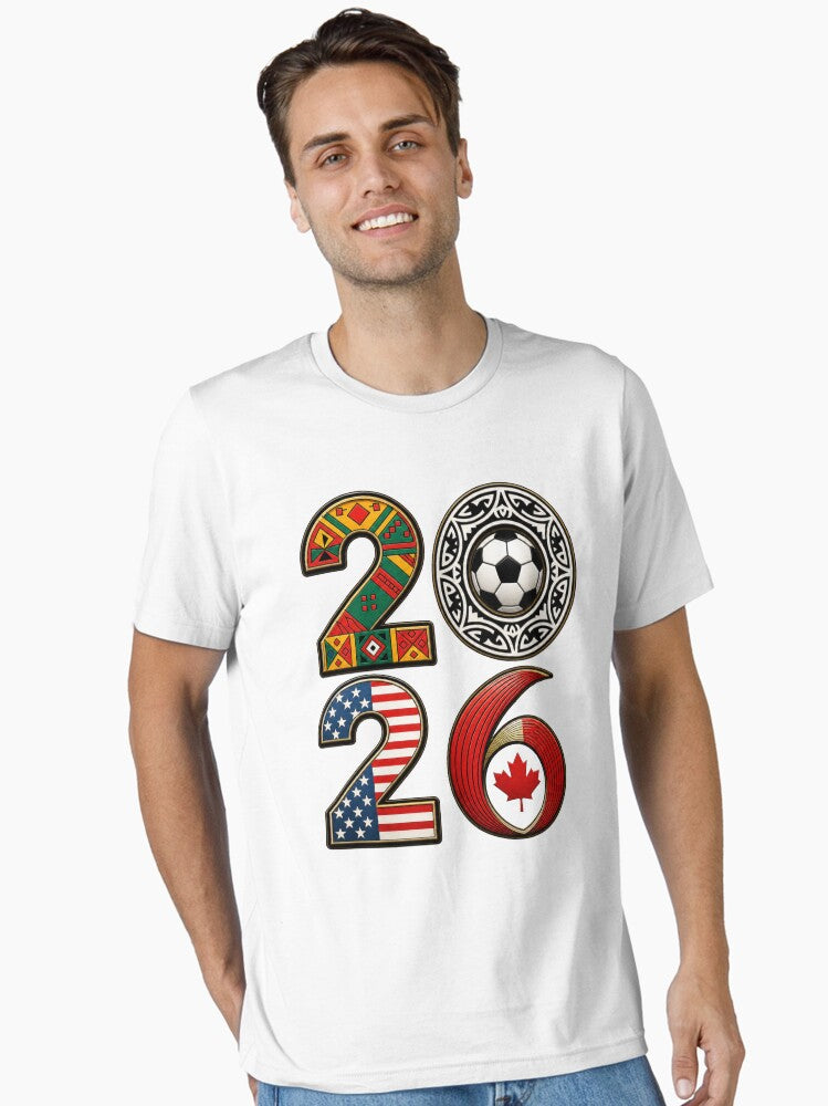 United 2026 Soccer Fan - North America Host Countries Essential T-Shirt