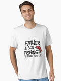 Father & Son Fishing Buddies for Life (dark Print) T-Shirt