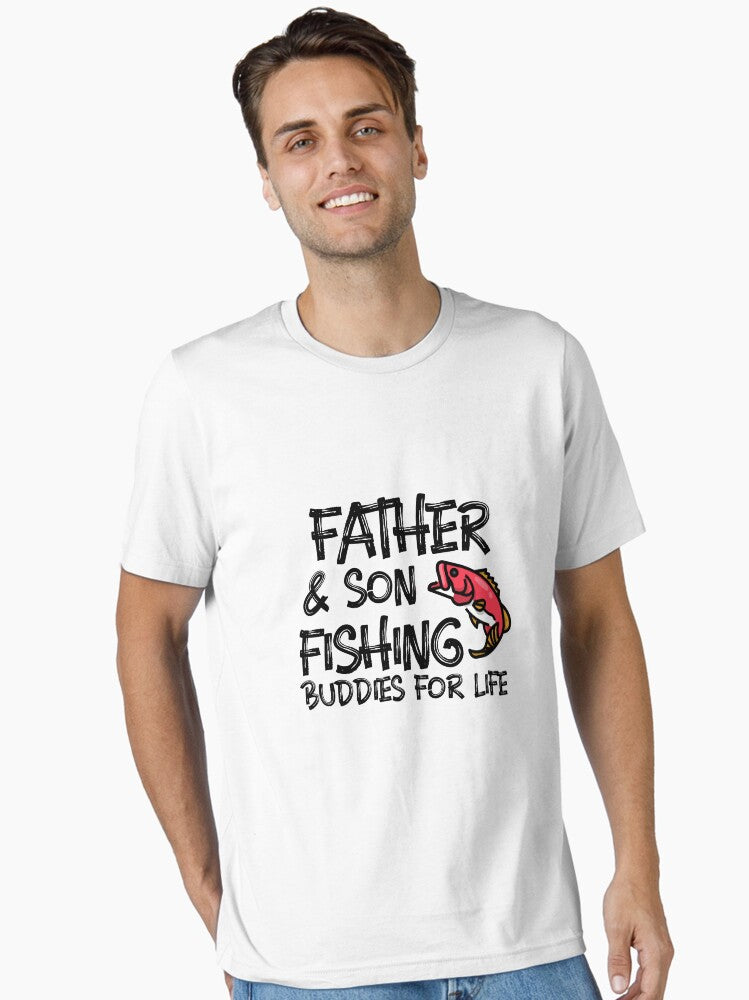 Father & Son Fishing Buddies for Life (dark Print) T-Shirt