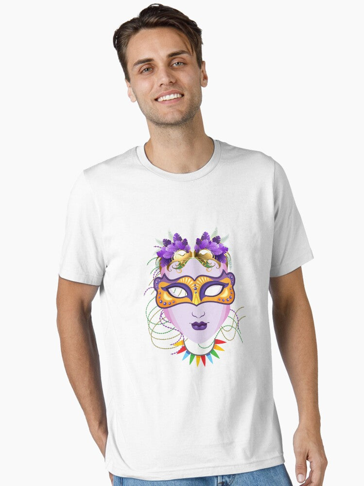 Mardi Gras Sticker Essential T Shirt T Shirt Minimal Style