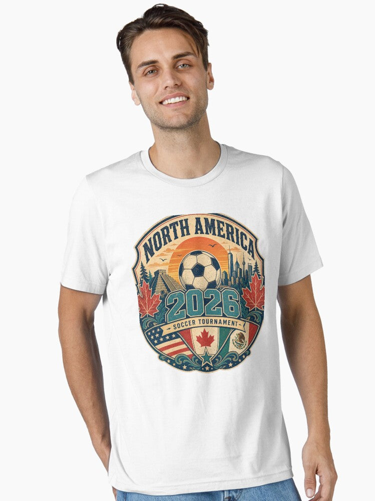 USA Canada Mexico Soccer Cup Essential T-Shirt