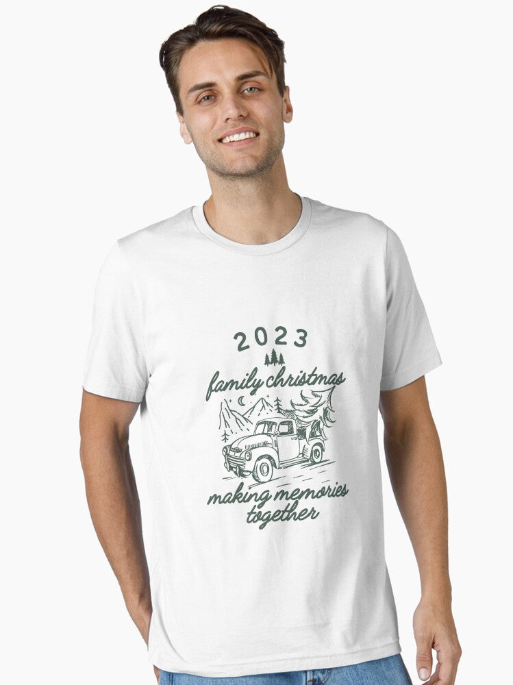 Family Christmas 2023 Making Memories Together Classic T-Shirt Essential T-Shirt | Premium Unisex T-Shirt, Trending Graphic Tee