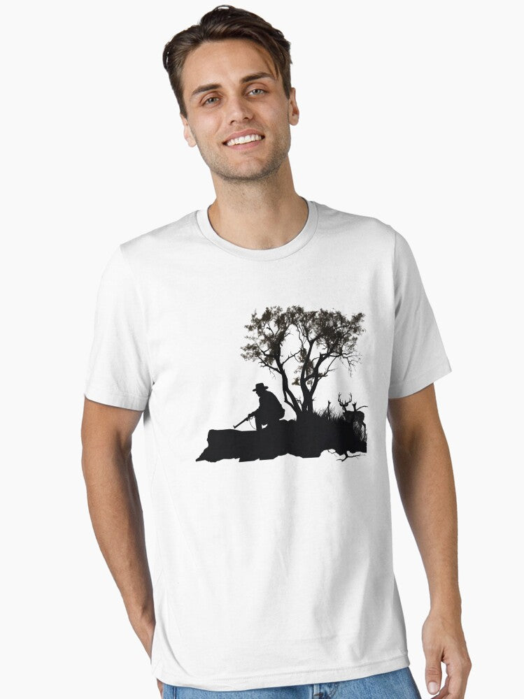 Deer Sneaking up on a Deer Hunter T-Shirt