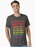 Black Lives Matter Women S Rights Are Human Right T Shirt Essential T Shirt T Shirt Cute Design