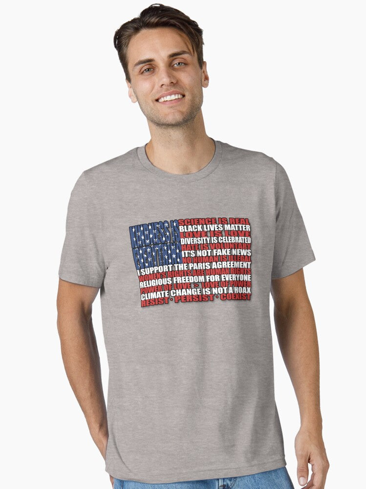 Political Protest American Flag Essential T Shirt T Shirt Cute Design