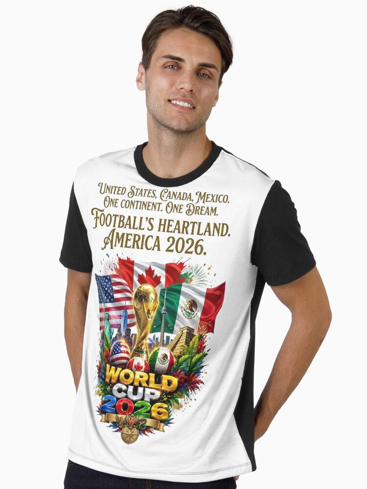 2026 World Cup Football Heartland North America Graphic T-Shirt