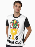 Global Cup 2026 Soccer Soccer Ball Trophy Art Graphic T-Shirt