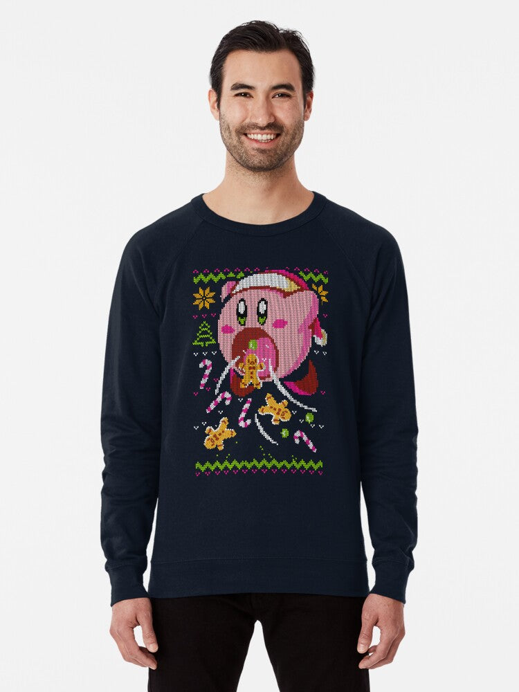 Cute Monster - Christmas Ugly Sweater Lightweight Sweatshirt