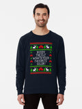 Buddy The Elf Whats Your Favorite Color? Ugly Christmas Sweater Style Design Lightweight Sweatshirt