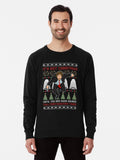 It's Not Christmas Until You See Hans Gruber Fall From Nakatomi Tower Lightweight Sweatshirt