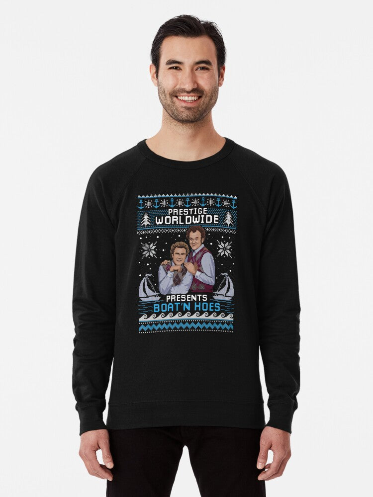 Funny Step Brothers Ugly Christmas Sweater Lightweight Sweatshirt
