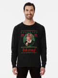 Judge Judy Ugly Christmas Sweater - Baloney! Lightweight Sweatshirt