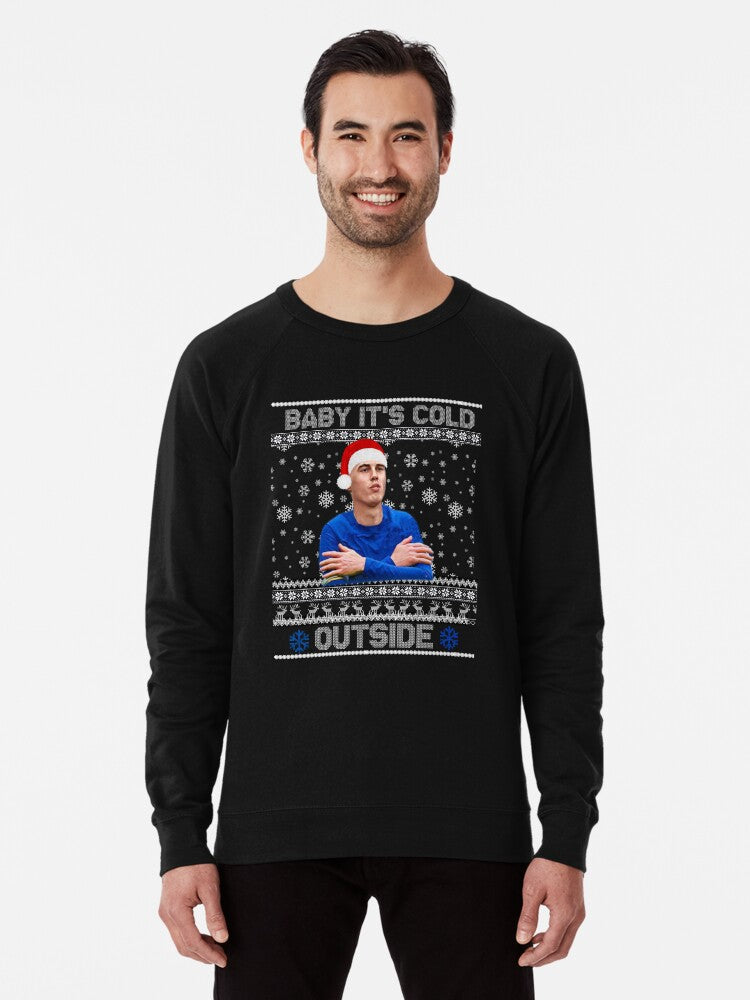 Cole Palmer christmas jumper Baby Its Cold Outside Cole Palmer christmas jumper cold palmer, Lightweight Sweatshirt