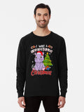 I Want A Hippopotamus For Christmas Funny Hippo Pajamas Xmas T-Shirt. Lightweight Sweatshirt