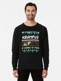 Krampus Ugly Christmas Sweater Lightweight Sweatshirt