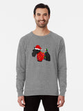 Scottish Terrier (Scotty Dog) Christmas Lightweight Sweatshirt
