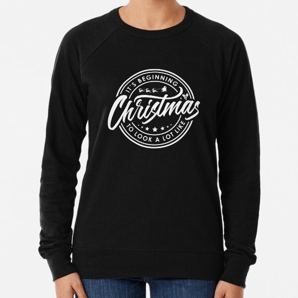 Overstimulated But Festive Lightweight Sweatshirt