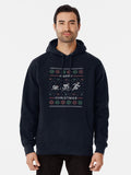 Triathlon christmas Ugly Sweater Pullover Hoodie