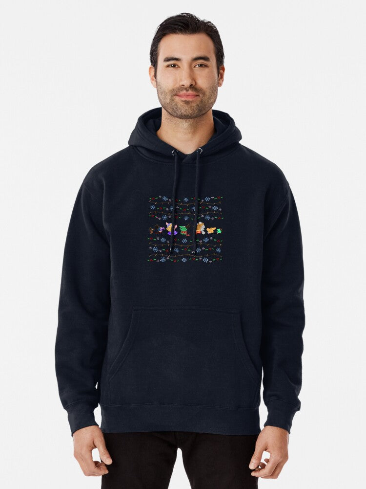 A Very Felt Christmas Pullover Hoodie