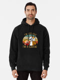 Calvin and Hobbes I'm Not Old I'm A Classic Graphic Pullover Hoodie