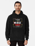Be Nice To The Nurse Santa is Watching Nurse Christmas gift Pullover Hoodie