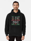 Ugly Christmas Sweater Bipolar Express Pullover Hoodie
