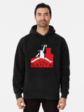 AIR SANTA - FUNNY XMAS BASKETBALL PARODY Pullover Hoodie