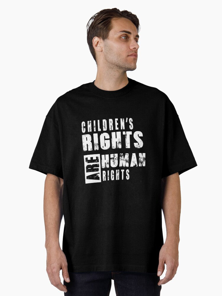 Children S Rights Are Human Rights Oversized T Shirt T Shirt Limited Vibe
