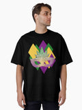 Mardi Gras Shirt Words Over Mas Perfect Gift Oversized T Shirt T Shirt Premium Print