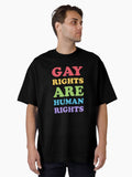 Gay Rights Are Human Rights Oversized T Shirt T Shirt Minimal Style