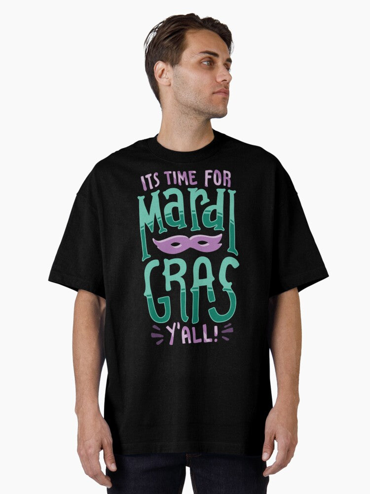 Funny Mardi Gras 2021 Gif Perfect Gift Oversized T Shirt T Shirt Everyday Wear