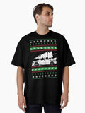 Christmas Mitsubishi Lancer Evolution IX PRESENT Oversized T-Shirt | Premium Unisex T-Shirt, Trending Graphic Tee