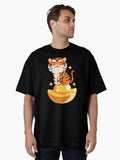 Good Fortune Chinese New Year Tiger 2022 Oversized T-Shirt | Premium Unisex T-Shirt, Trending Graphic Tee