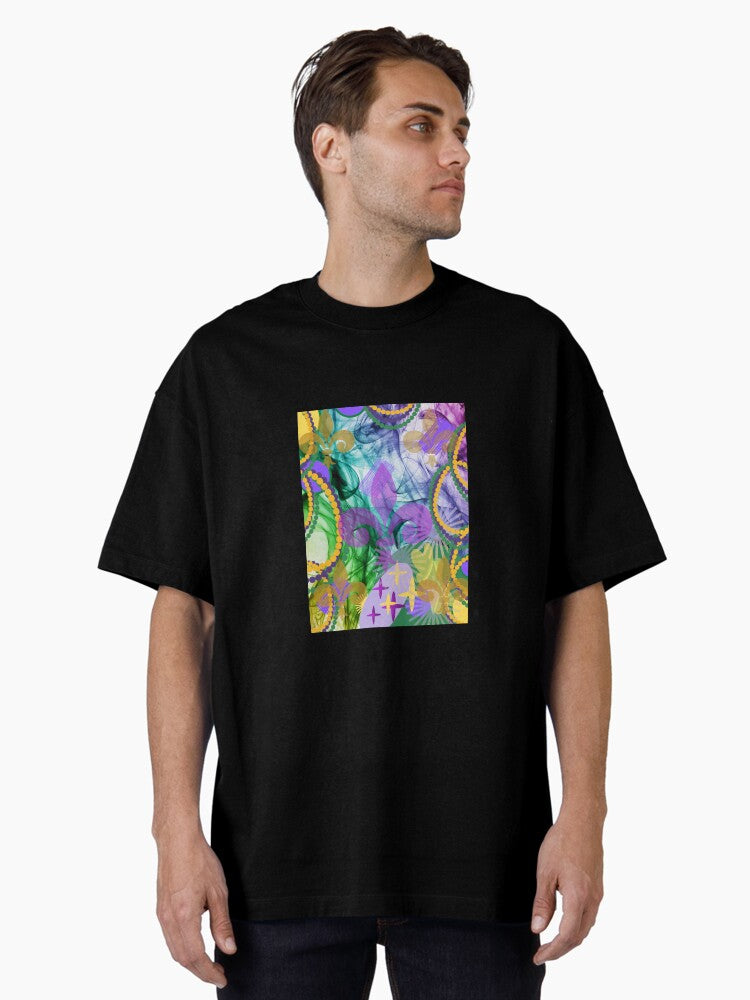 Mardi Gras Celebration Parade Carnival Louisiana 2023 Oversized T Shirt T Shirt Everyday Wear