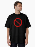 symbol anti nuclear Oversized T-Shirt | Premium Unisex T-Shirt, Trending Graphic Tee