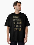 Martin Luther King Jr Typography Quotes Oversized T Shirt T Shirt Limited Vibe