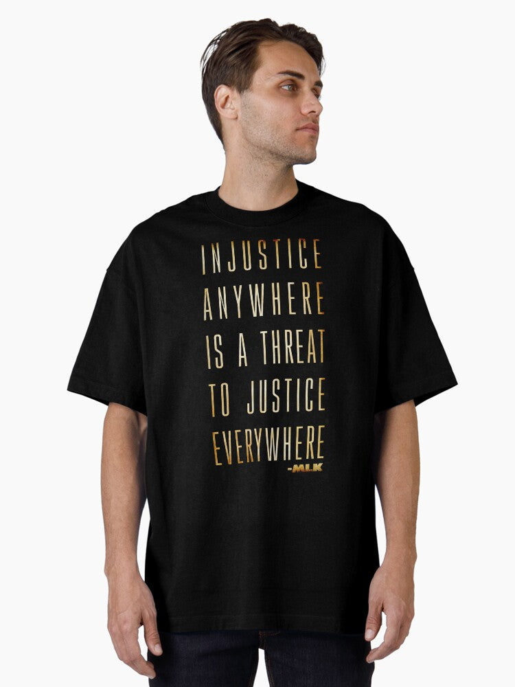 Martin Luther King Jr Typography Quotes Oversized T Shirt T Shirt Limited Vibe